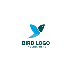 bird logo design resembling the letter y