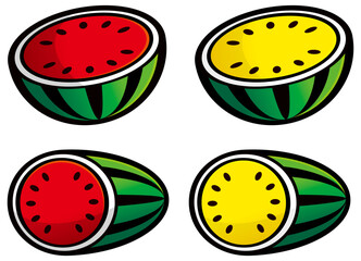 Fototapeta premium Watermelon pattern for slot machines