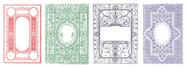 Vintage floral frame. Design elements for use on herbal products, menus, brochures, book covers, packaging design and invitations.