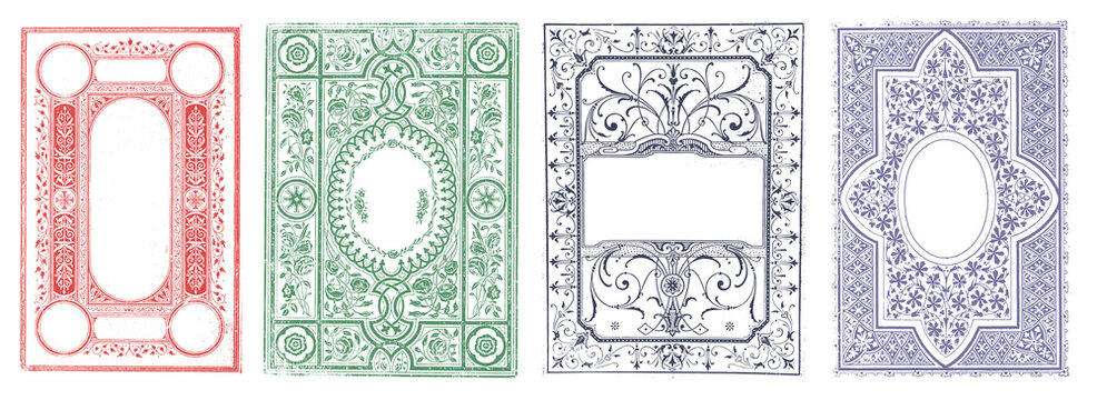 Vintage floral frame. Design elements for use on herbal products, menus, brochures, book covers, packaging design and invitations.