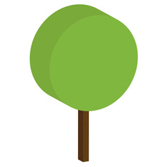 Tree or plant, Isometric plant and trees.