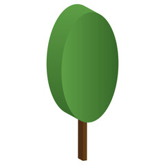 Tree or plant, Isometric plant and trees.