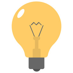 Bulb Flat Colored Icon