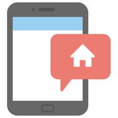 Property Advising Flat Colored Icon