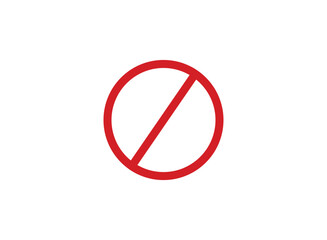 Stop sign icon design. isolated on white background.