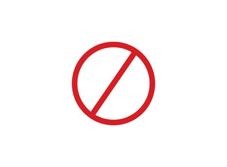 Stop sign icon design. isolated on white background.