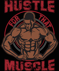  Fitness bodybuilding T Shirt design