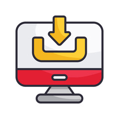 Download vector Filled Outline Icon Design illustration on White background. EPS 10 File 