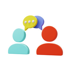 Likes, messages from the user. Subscriber notification icon. Social network signs. 3D Render. 