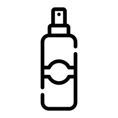 facial foam line icon