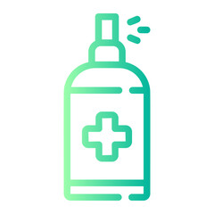 sanitizer gradient icon