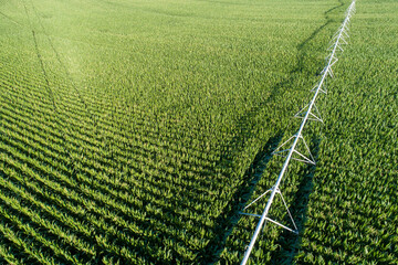 system to water crops on the farm
