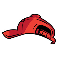 A graphic resource of a sideways hat, PNG transparent background