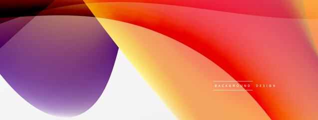 Fluid color abstract background. Liquid gradients, wave pattern. Trendy techno business template for wallpaper, banner, background or landing