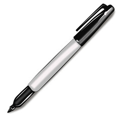 Single black PNG marker with a transparent background.