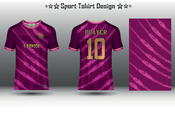 Football jersey mockup, soccer jersey mockup, cycling jersey mockup and sport jersey mockup with abstract geometric pattern