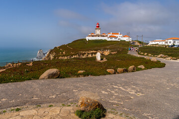 Fototapeta na wymiar View of the Farol do Cabo da Roca. Portugal