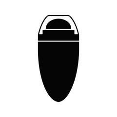 Deodorant roll icon in color, isolated on white background 