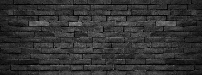 Fototapeta na wymiar Brick wall panoramic background. Vintage brick wall Background