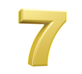 3d golden number 7