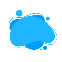 Set of banners graphic elements flowing liquid shapes and modern abstract geometric lines.