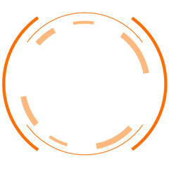 HUD FUI Design element for game and movie decoration, Cyber technology futuristic concept for user interface design