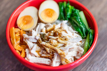 鶏肉ご飯、鶏肉飯（ジーロンファン）