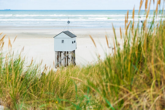 Drenkelingenhuisje, Rettungshaus am Strand der Nordseeinsel Terschelling