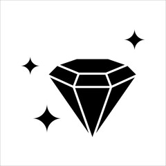 diamond line icon. linear style sign for mobile concept and web design. Symbol, logo illustration on white background.