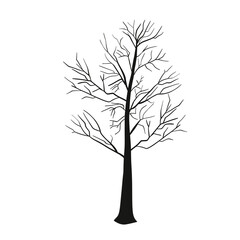 Obraz premium Halloween Spooky tree. 