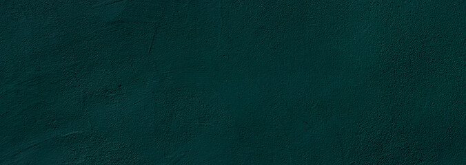 Teal colored wide panorama wall background with textures of different shades of teal or petrol