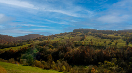 Landscape of Transylvania Romania