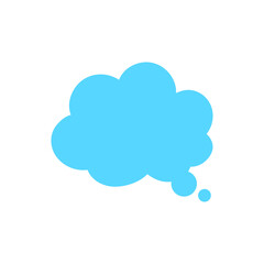 Obraz premium Speech Bubble for Entering Conversation Messages and Thoughts of Cartoon Characters