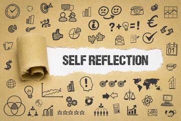 self reflection - obrazy, fototapety, plakaty