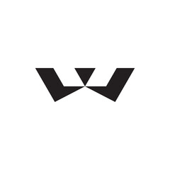 W letter logo design vector