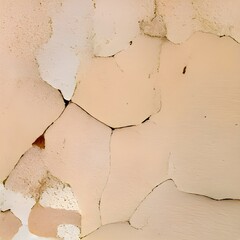 Broken concrete wall with cracks wall