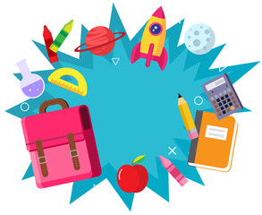 back to school illustration