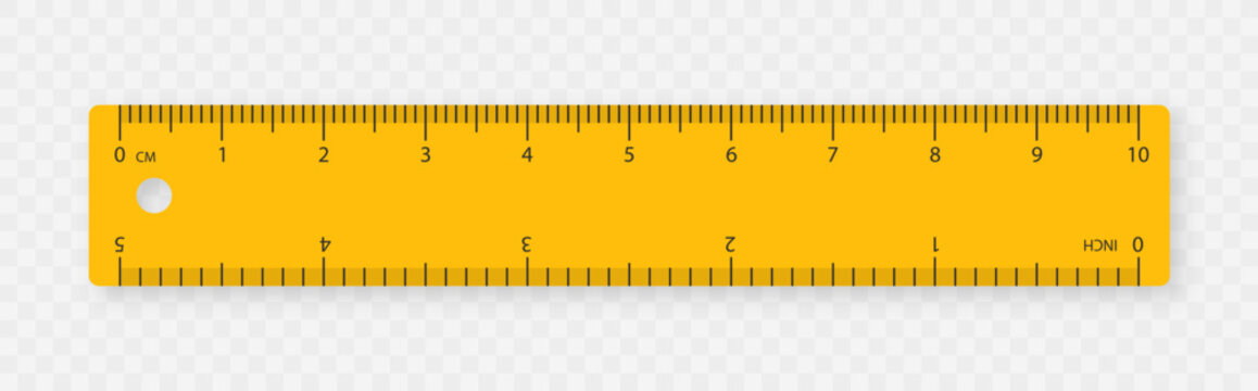 Set of ruler scale 30 cm. Centimeter, millimeter, inch and metric rulers.  Marking for ruler, measure on scale of centimeter, millimeter and inches,  marks for tape measure. Vector illustration Stock Vector