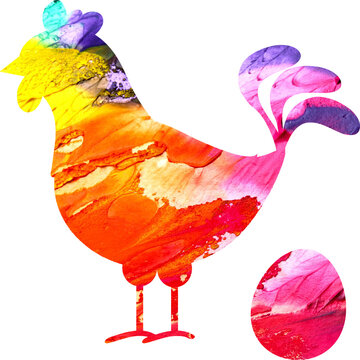 Colourfull Chicken egg