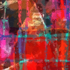 Abstract beautiful geometric mechanism illustration