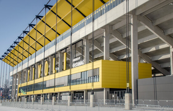 Aachen February 2021: Alemannia Aachen's Tivoli football stadium