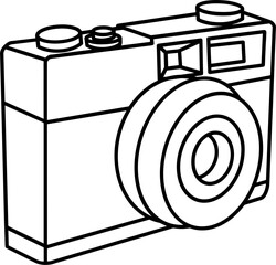 camera line drawing