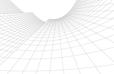 Obraz premium abstract architecture vector 3d illustration 
