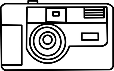 camera line drawing