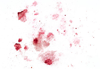 Obraz na płótnie Canvas Blood Splatter Smear Stain Overlay Texture 