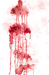 Blood Splatter Smear Stain Overlay Texture
