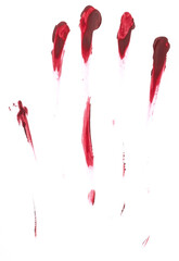 Blood Splatter Smear Stain Overlay Texture
