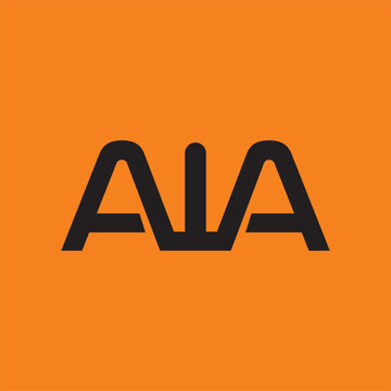 AWA Letter consulting logo vector image
