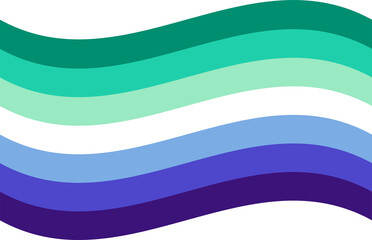 Gay Men Pride Wavy Flag Human rights LGBTQ+ symbol 