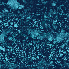 Cerulean Mineral Washed Effect Textured Pattern